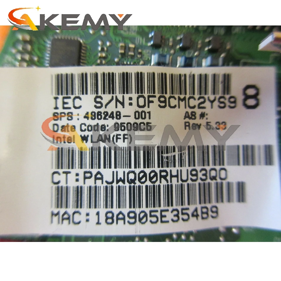 486248-001 486248-501 For HP Probook 6730B Laptop motherboard 6050A2219901-MB-A03 GE45 DDR2 Notebook Mainboard
486248-001 486248-501 For HP Probook 6730B Laptop motherboard 6050A2219901-MB-A03 GE45 DDR2 Notebook Mainboard