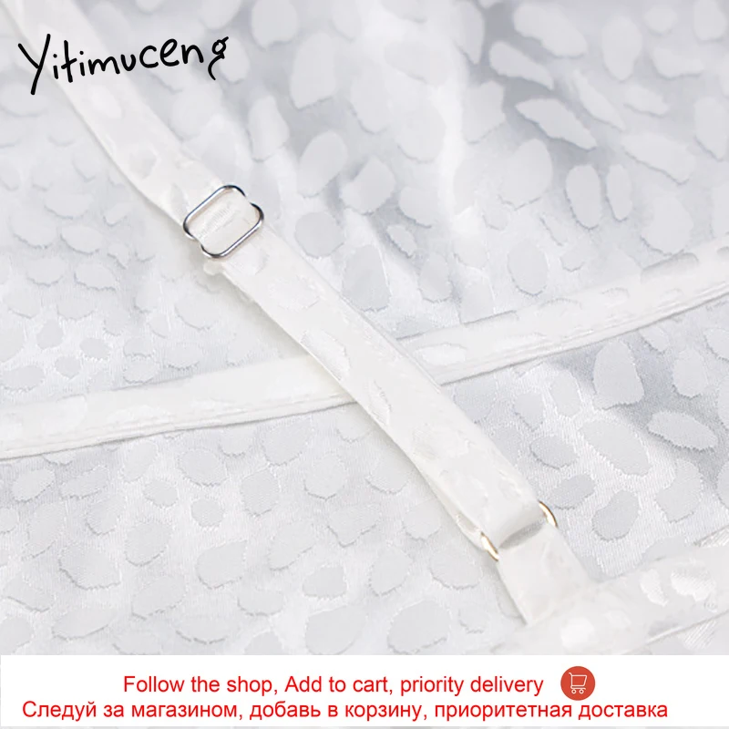 Yitimuceng Sexy Elegant Dress Women White Spaghetti Strap Party Backless Unicolor Side Split Midi Dresses Lady 2021 Summer New
Yitimuceng Sexy Elegant Dress Women White Spaghetti Strap Party Backless Unicolor Side Split Midi Dresses Lady 2021 Summer New
