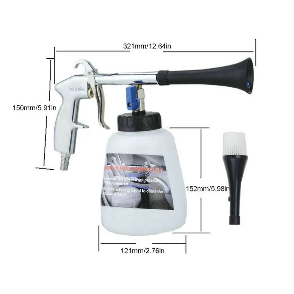 High Pressure Car Wash For Tornador Portable Interior Deep Cleaning Blowing Dust Machine Gun Washer With Brush Car Wash Tool
High Pressure Car Wash For Tornador Portable Interior Deep Cleaning Blowing Dust Machine Gun Washer With Brush Car Wash Tool
