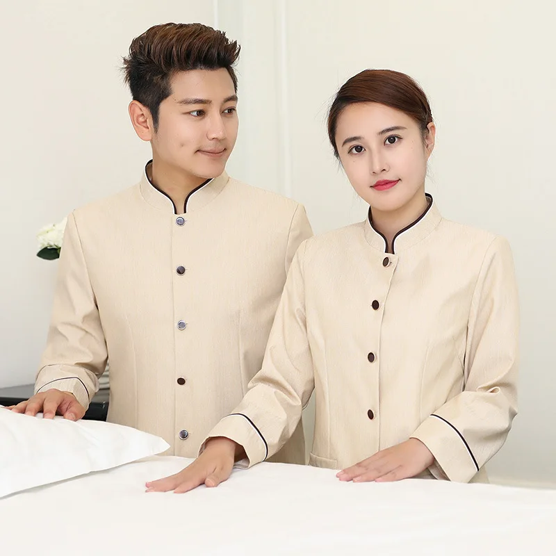 Cleaning Service Uniform Long Sleeve Hotel Waiter Workwear Catering Uniform Plus Size Hotel Property Room Service Dress
Cleaning Service Uniform Long Sleeve Hotel Waiter Workwear Catering Uniform Plus Size Hotel Property Room Service Dress