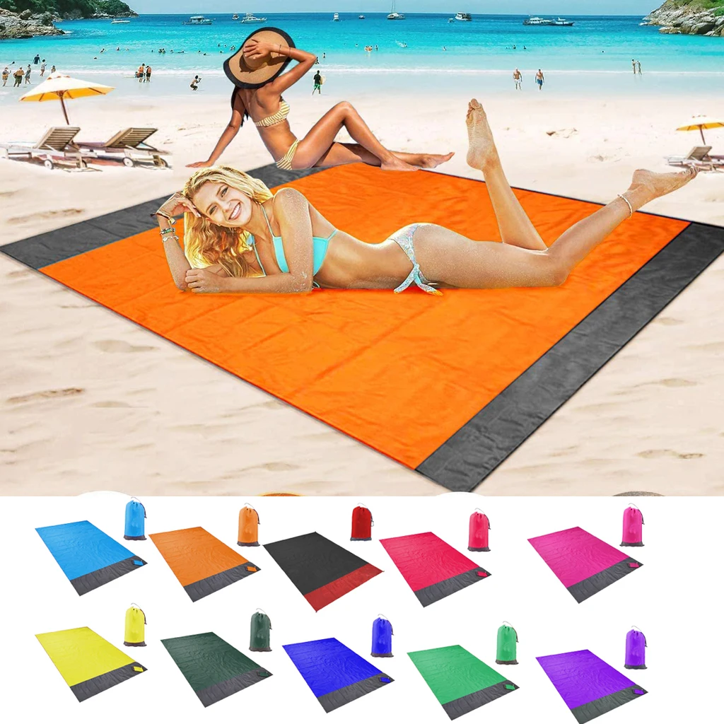 Nylon Outdoor Beach Mat Picnic Blanket 55x78in Waterproof Portable Beach Sandproof Rug Sheet for Beach,Park,Camping,Hiking
Nylon Outdoor Beach Mat Picnic Blanket 55x78in Waterproof Portable Beach Sandproof Rug Sheet for Beach,Park,Camping,Hiking