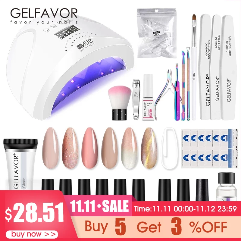Гель-лак для ногтей Gelfavor, маникюрный набор, полуперманентный лак для ногтей, УФ-лак, гибридный отмачиваемый гель, наборы для наращивания и ди...
Гель-лак для ногтей Gelfavor, маникюрный набор, полуперманентный лак для ногтей, УФ-лак, гибридный отмачиваемый гель, наборы для наращивания и ди...