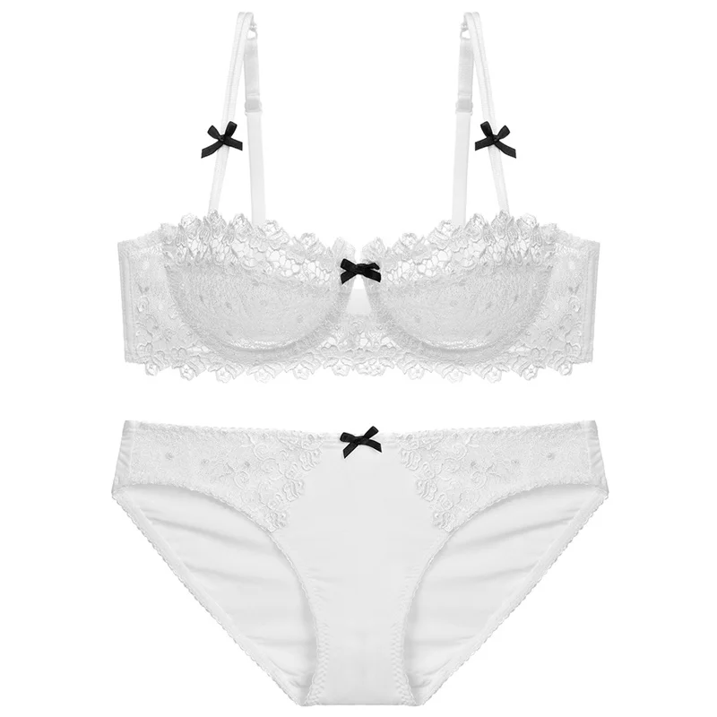 Bra and Panty Sexy Women's Underwear Transparent Short Kits Sexy Lace Bra Brief Sets Erotic Intimate
Bra and Panty Sexy Women's Underwear Transparent Short Kits Sexy Lace Bra Brief Sets Erotic Intimate