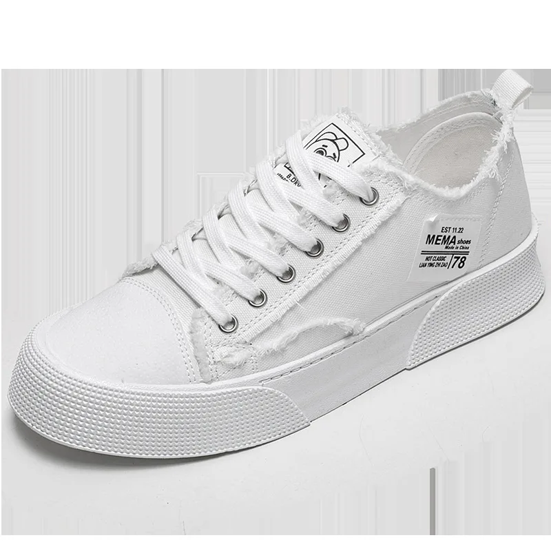 Мужская Вулканизированная обувь, на плоской подошве, на шнуровке, дышащая, в Корейском стиле, для лета и осени, 2021
Мужская Вулканизированная обувь, на плоской подошве, на шнуровке, дышащая, в Корейском стиле, для лета и осени, 2021