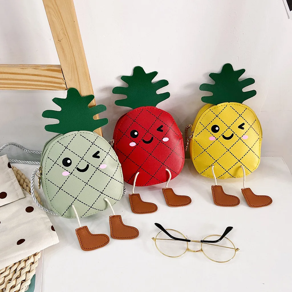 DAIGELO Creative Simulation Pineapple Diagonal Bags Children Girls Cute Cartoon Pineapple Messenger Crossbody Bag Shoulder Bags
DAIGELO Creative Simulation Pineapple Diagonal Bags Children Girls Cute Cartoon Pineapple Messenger Crossbody Bag Shoulder Bags