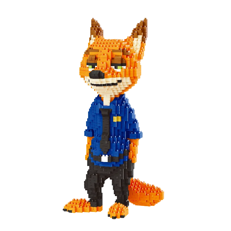 1350pcs Cartoon Anime Officer Judy Police Wedding Zoo Animals Fox Rabbit Model Building Micro Blocks Doll Toys Gift for Children 
1350pcs Cartoon Anime Officer Judy Police Wedding Zoo Animals Fox Rabbit Model Building Micro Blocks Doll Toys Gift for Children