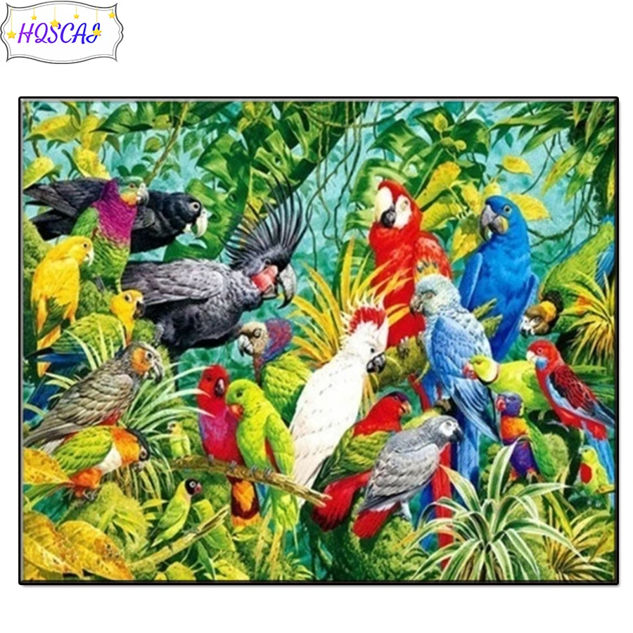 5D DIY Animal art, parrot full round square drill Diamond Painting Cross Stitch Diamond Embroidery New Handicrafts Home Decor
5D DIY Animal art, parrot full round square drill Diamond Painting Cross Stitch Diamond Embroidery New Handicrafts Home Decor