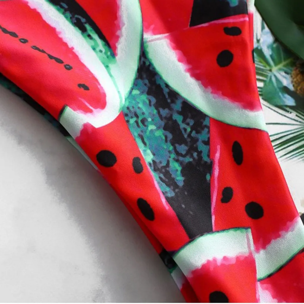 2021 Sexy Brazilian Bikini Set Swimwear Low Waist Red Women Swimsuit Push up Bathing Suit watermelon Print Biquini Bathing Suit
2021 Sexy Brazilian Bikini Set Swimwear Low Waist Red Women Swimsuit Push up Bathing Suit watermelon Print Biquini Bathing Suit