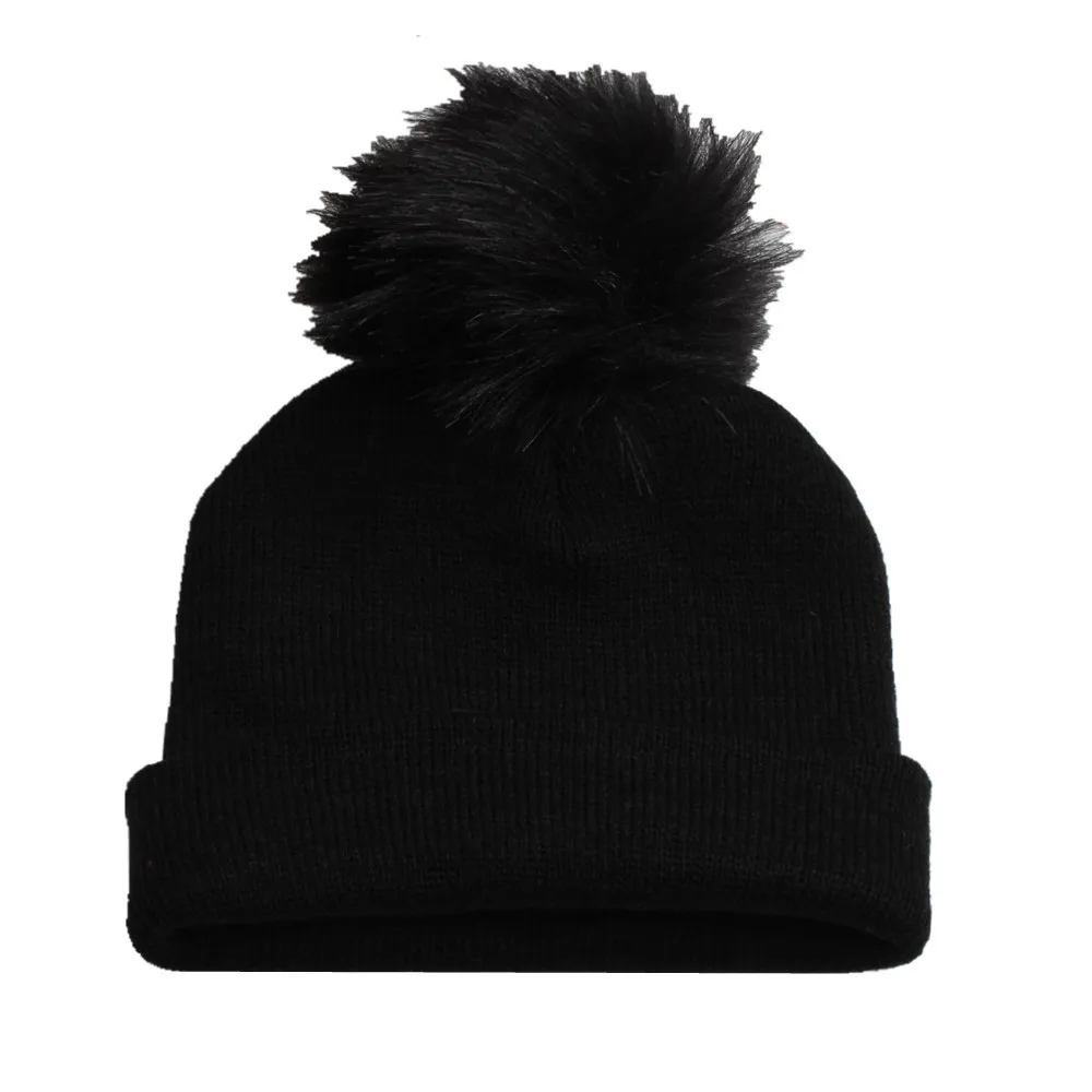 Baby Boys Girls Winter Knit Hat Soft Warm Solid Color Beanie Cap Toddler Children Faux Fur Pom Pom Hats 
Baby Boys Girls Winter Knit Hat Soft Warm Solid Color Beanie Cap Toddler Children Faux Fur Pom Pom Hats