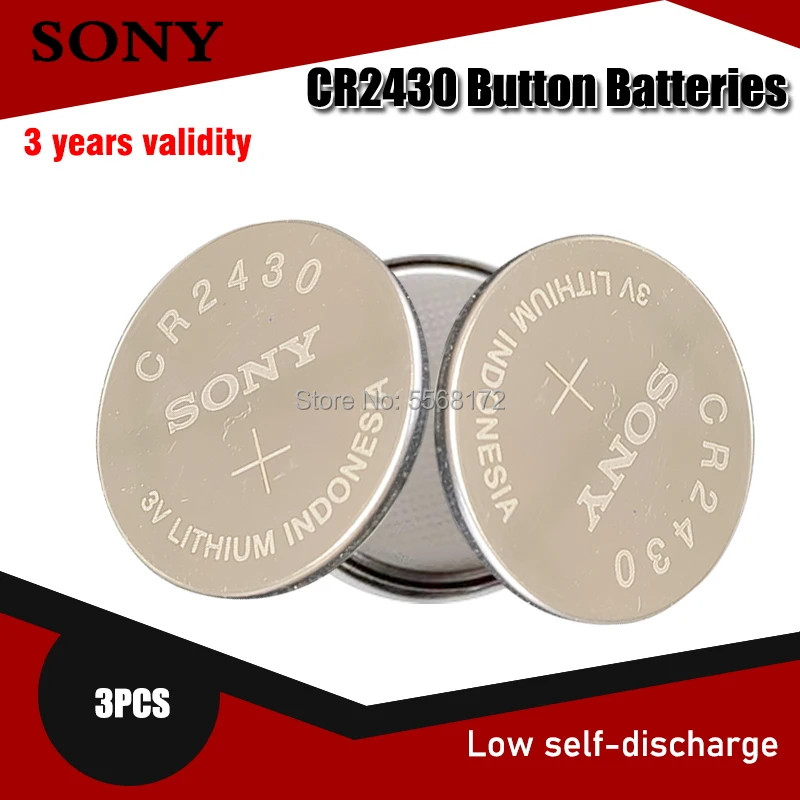 3 шт. 100% оригинальный Sony CR2430 DL2430 CR 2430 3 В литиевая батарея для умных часов, наушников, игрушек, весы, шагомер, кнопка, монетница
3 шт. 100% оригинальный Sony CR2430 DL2430 CR 2430 3 В литиевая батарея для умных часов, наушников, игрушек, весы, шагомер, кнопка, монетница