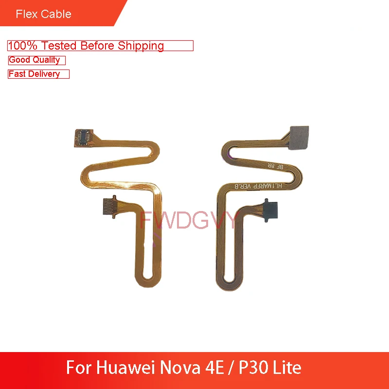 Replacement For Huawei Nova 4E / P30 Lite Fingerprint Sensor Key Touch ID Flex Cable
Replacement For Huawei Nova 4E / P30 Lite Fingerprint Sensor Key Touch ID Flex Cable