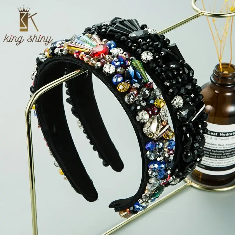 2021 New Design Full Colorful Crystal Headband for Woman Elegant Sparkly Rhinestone Wide Hairband Girls Party Hair Accessories
2021 New Design Full Colorful Crystal Headband for Woman Elegant Sparkly Rhinestone Wide Hairband Girls Party Hair Accessories