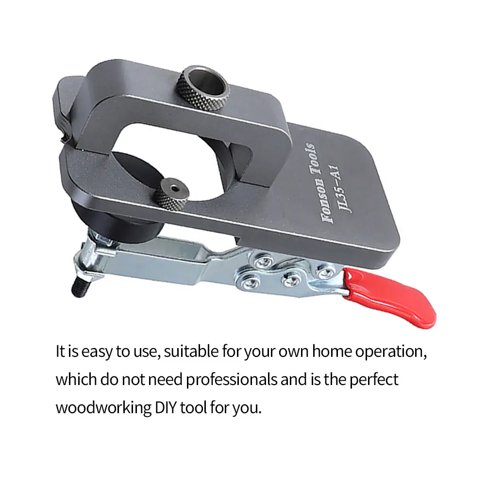 35mm Hinge Boring Jig Woodworking Hole Drilling Guide Locator with Fixture Aluminum Alloy Hole Opener Template Door Cabinets
35mm Hinge Boring Jig Woodworking Hole Drilling Guide Locator with Fixture Aluminum Alloy Hole Opener Template Door Cabinets