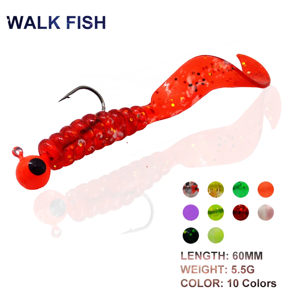 WALK FISH 4 шт./лот, силиконовая Мягкая рыболовная приманка, свимбейт, кренк, джиг, мягкие приманки, рыболовные крючки, искусственная Мягкая прима...
WALK FISH 4 шт./лот, силиконовая Мягкая рыболовная приманка, свимбейт, кренк, джиг, мягкие приманки, рыболовные крючки, искусственная Мягкая прима...