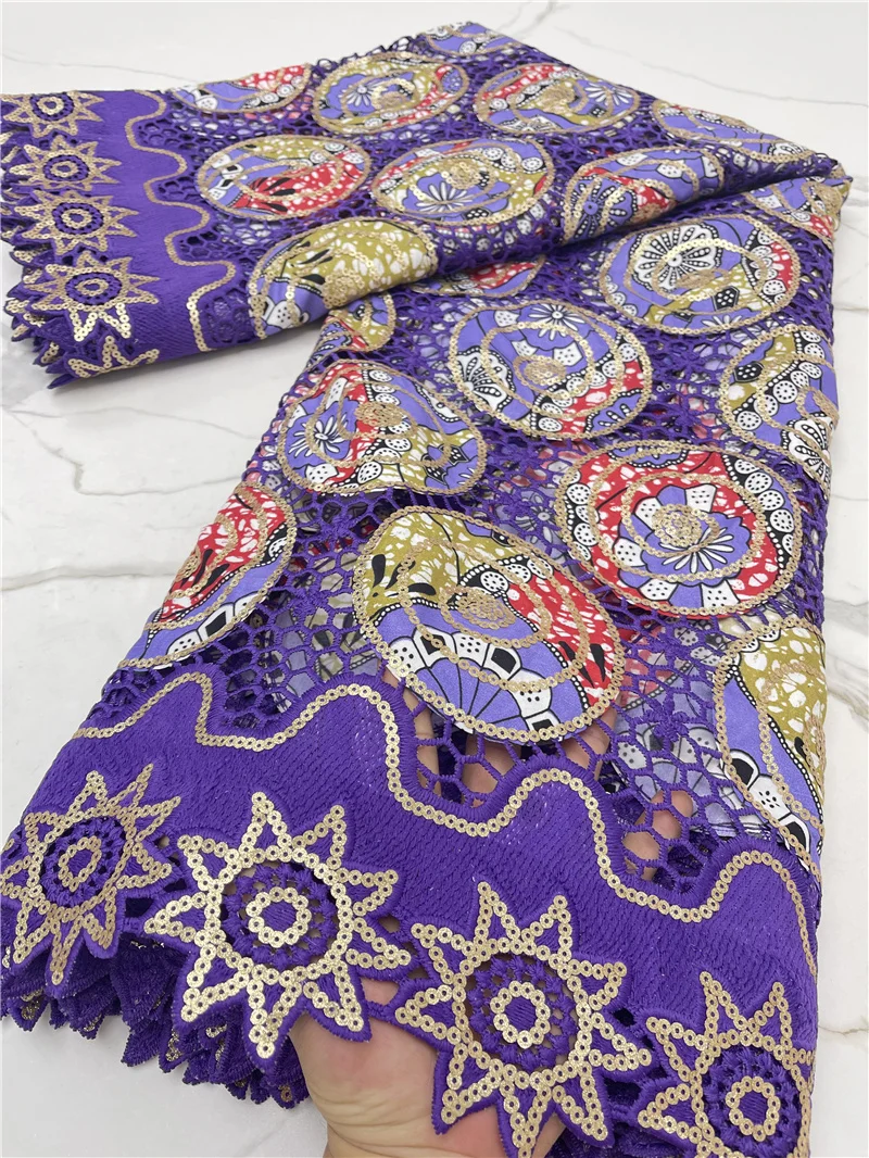 PGC African Wax Sequins Lace Fabrics 2021 High Quality Lace Material Nigerian French Lace Fabric For Wedding Sewing YA4215B-6
PGC African Wax Sequins Lace Fabrics 2021 High Quality Lace Material Nigerian French Lace Fabric For Wedding Sewing YA4215B-6
