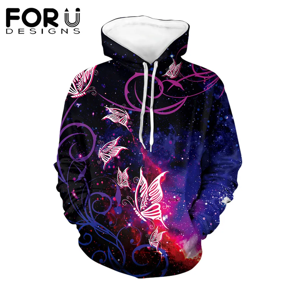 FORUDESIGNS Pretty Butterfly and Starry Sky Print Plus Szie Hoodies Woman Long Sleeve Pocket Pullovers Tops Vintage Sweetshirts
FORUDESIGNS Pretty Butterfly and Starry Sky Print Plus Szie Hoodies Woman Long Sleeve Pocket Pullovers Tops Vintage Sweetshirts
