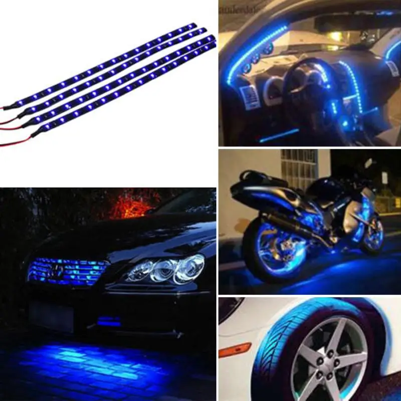 4pcs 15LED 12V 30cm 3528 SMD light bar automotive flexible indoor light bar interior decoration universal indoor light
4pcs 15LED 12V 30cm 3528 SMD light bar automotive flexible indoor light bar interior decoration universal indoor light
