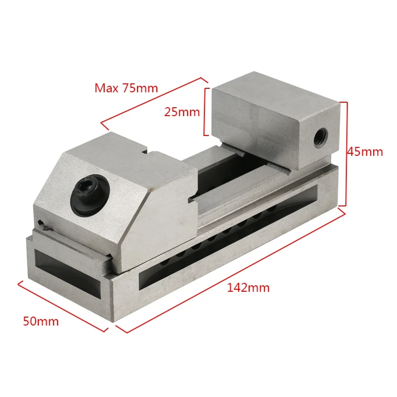 QKG50 High Precision Machine Vise 2 Inch Fast Moving CNC Gad Tongs Plain for Surface Grinding Milling EDM Machine 
QKG50 High Precision Machine Vise 2 Inch Fast Moving CNC Gad Tongs Plain for Surface Grinding Milling EDM Machine