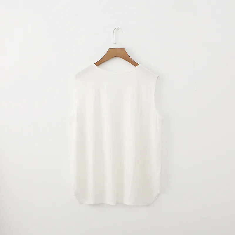 Wholesale summer Korean version of the modal V-neck vest women's short large size loose and thin sling irregular bottoming shirt
Wholesale summer Korean version of the modal V-neck vest women's short large size loose and thin sling irregular bottoming shirt