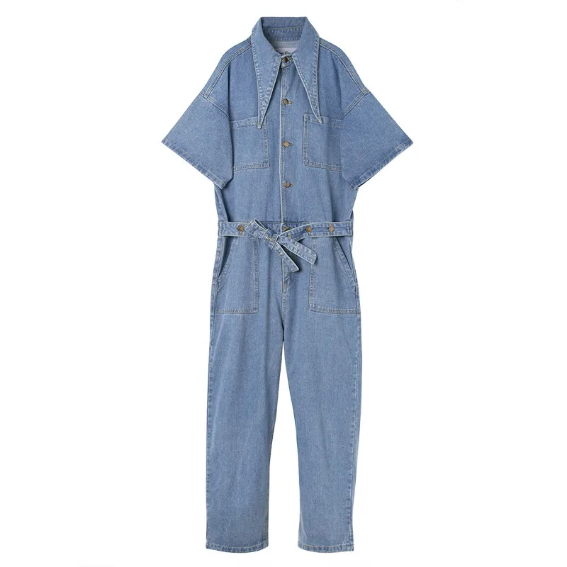 Harajuku Mens One Piece Short Sleeve Jeans Overalls Loose Jumpsuit Male Vintage Washed Hip Hop Denim Rompers Belted Cargo Pants
Harajuku Mens One Piece Short Sleeve Jeans Overalls Loose Jumpsuit Male Vintage Washed Hip Hop Denim Rompers Belted Cargo Pants