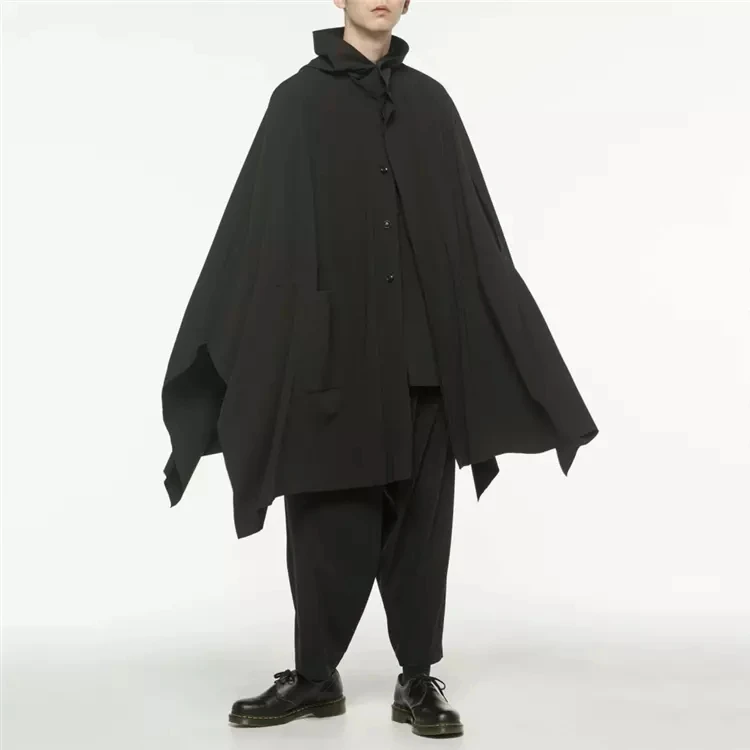 Coat Spring Summer Bat leisure hooded cloak fashion men loose fashion sunscreen long handsome style Hoodie
Coat Spring Summer Bat leisure hooded cloak fashion men loose fashion sunscreen long handsome style Hoodie