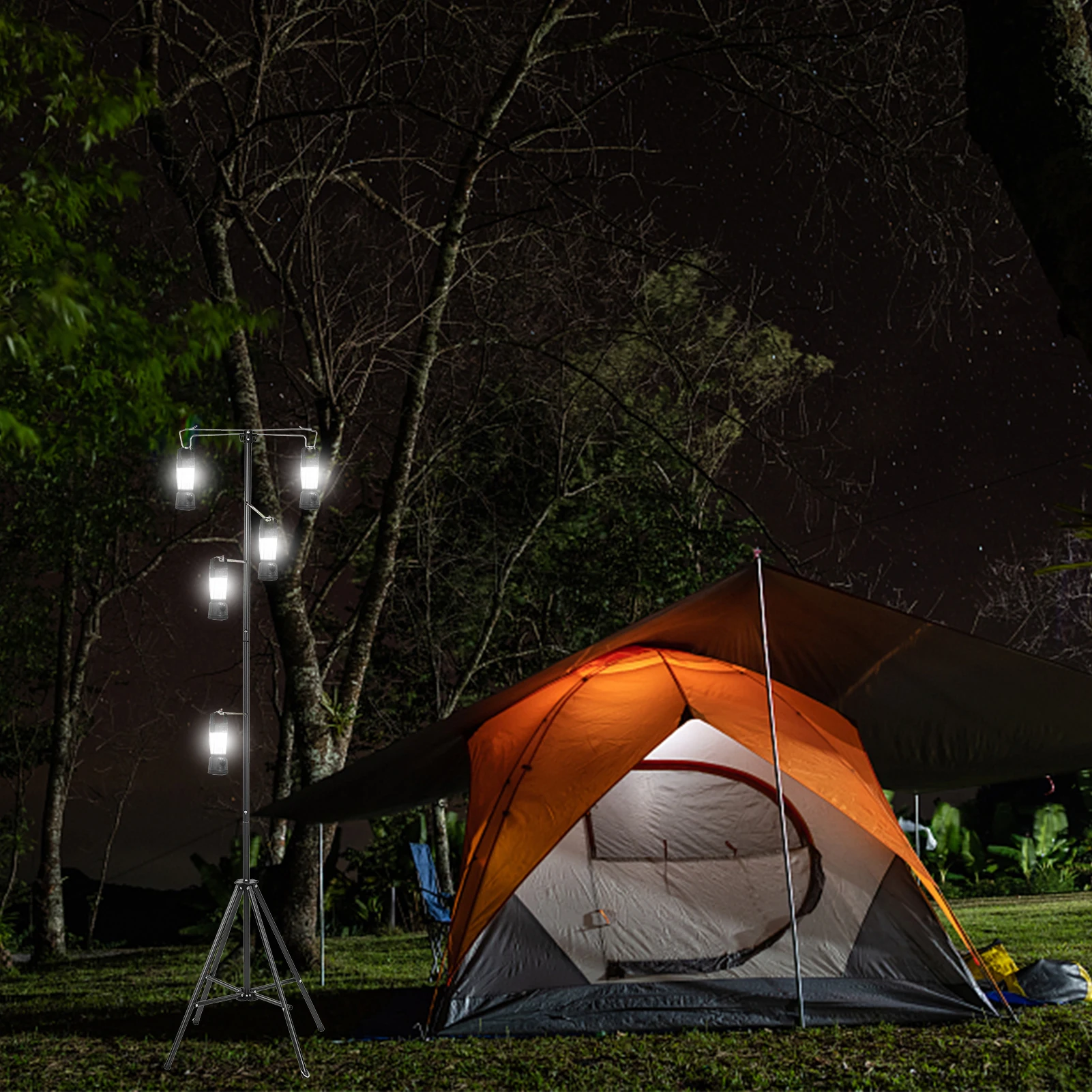 Detachable Lantern Stand Lamp Tripod Camping Lamp Bracket Light Holder Portable Outdoor Camping Equipment
Detachable Lantern Stand Lamp Tripod Camping Lamp Bracket Light Holder Portable Outdoor Camping Equipment