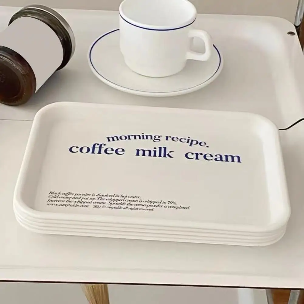 Large Capacity Serving Tray Easy to Use Plastic Multi-purpose Anti-scratch Snacks Tray for Home 
Large Capacity Serving Tray Easy to Use Plastic Multi-purpose Anti-scratch Snacks Tray for Home