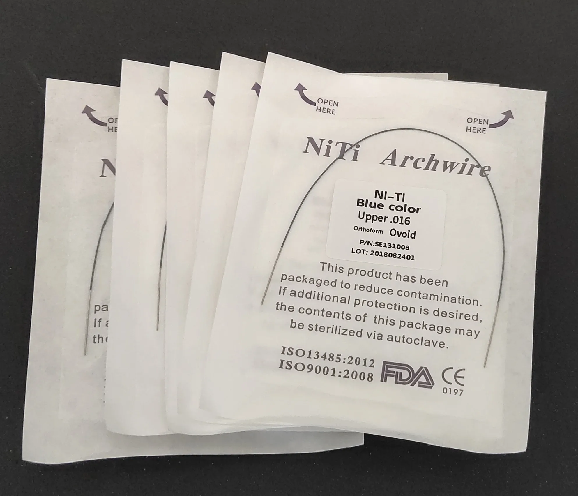 10 Packs 10 Pcs Coated Blue Color Super Elastic Niti Round Arch Wire Ovoid Form Dental Orthodontics
10 Packs 10 Pcs Coated Blue Color Super Elastic Niti Round Arch Wire Ovoid Form Dental Orthodontics