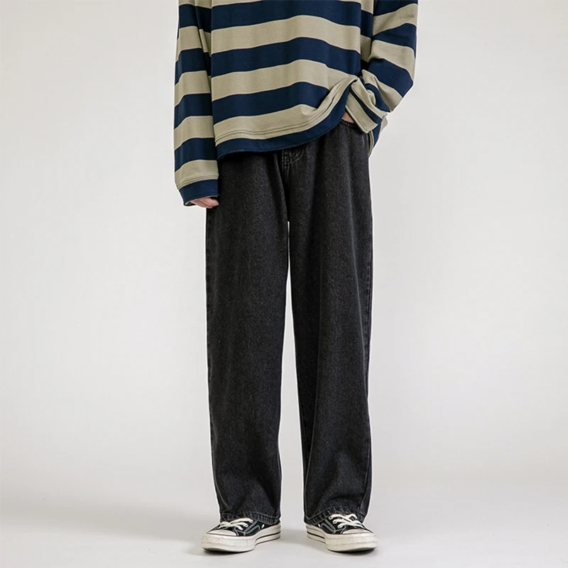 Men's Jeans Fashion Loose Straight New Casual Wide Leg Pants Cowboy Mans Streetwear Korean Hip Hop Trousers Spring Summer jeans
Men's Jeans Fashion Loose Straight New Casual Wide Leg Pants Cowboy Mans Streetwear Korean Hip Hop Trousers Spring Summer jeans