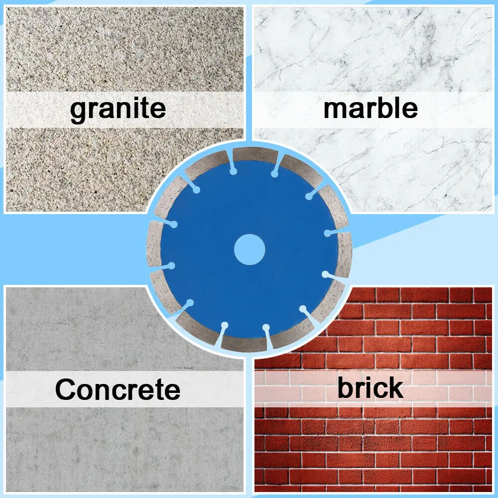1pcs high quality stone saw blade diamond cutting disc grinder saw blade 150mm 6" granite concrete marble cutting blade
1pcs high quality stone saw blade diamond cutting disc grinder saw blade 150mm 6" granite concrete marble cutting blade