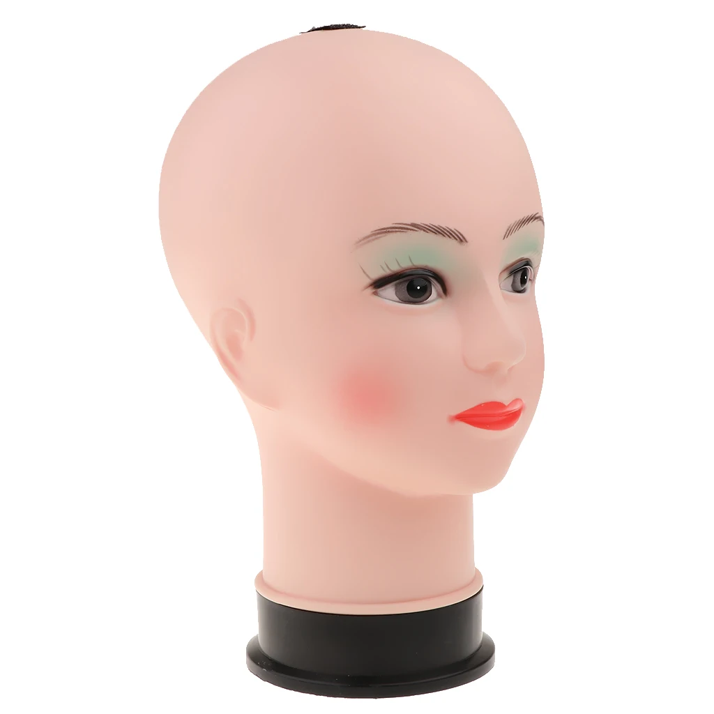 Лысая женская модель головы манекена для создания париков шарф шапка стеклянный