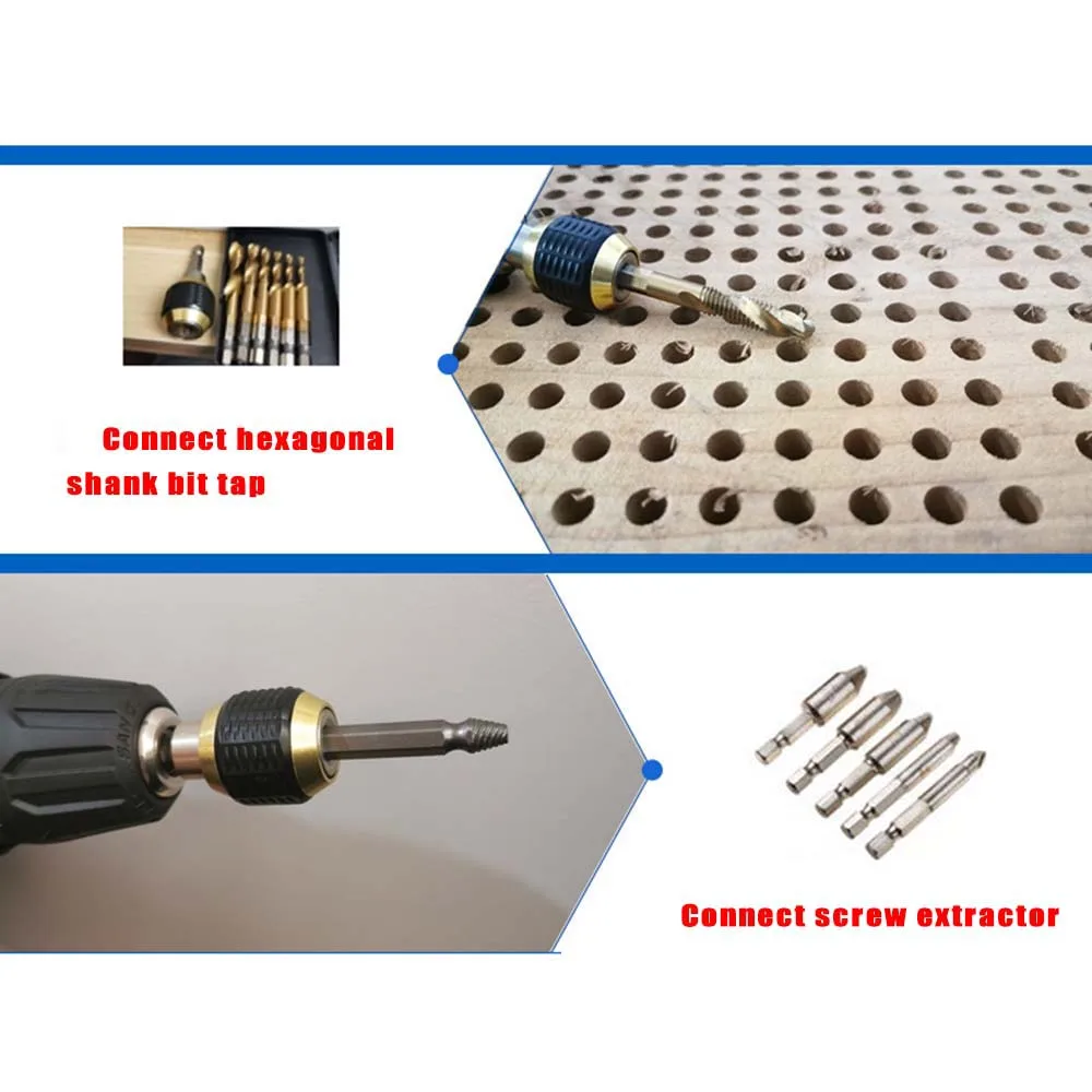 High quality Brand new Durable Quick Change Adapter Change Quick Shank 1pc 60mm Adapter Bit Chuck Dia 24mm Drill
High quality Brand new Durable Quick Change Adapter Change Quick Shank 1pc 60mm Adapter Bit Chuck Dia 24mm Drill
