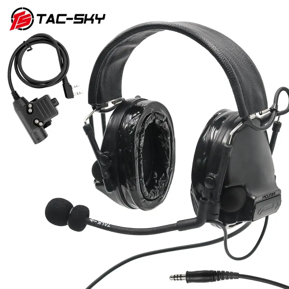 Тактическая Улучшенная шумоподавляющая тактическая гарнитура TAC SKY COMTAC III