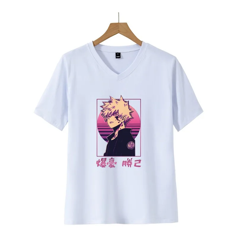 2021 Harajuku TShirt Anime My Boku No Hero Academia Katsuki Bakugou V-neck Women T-shirt Casual Funny tops
2021 Harajuku TShirt Anime My Boku No Hero Academia Katsuki Bakugou V-neck Women T-shirt Casual Funny tops