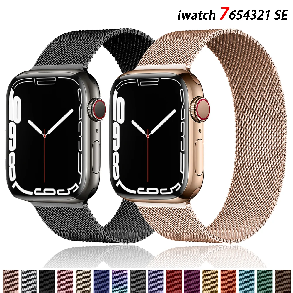 Ремешок для apple watch Band 44 мм 40 мм 38 мм 42 мм, аксессуары для смарт-часов с магнитной петлей, браслет для iWatch Series 3 4 5 6 se 7 45 мм 41 мм
Ремешок для apple watch Band 44 мм 40 мм 38 мм 42 мм, аксессуары для смарт-часов с магнитной петлей, браслет для iWatch Series 3 4 5 6 se 7 45 мм 41 мм