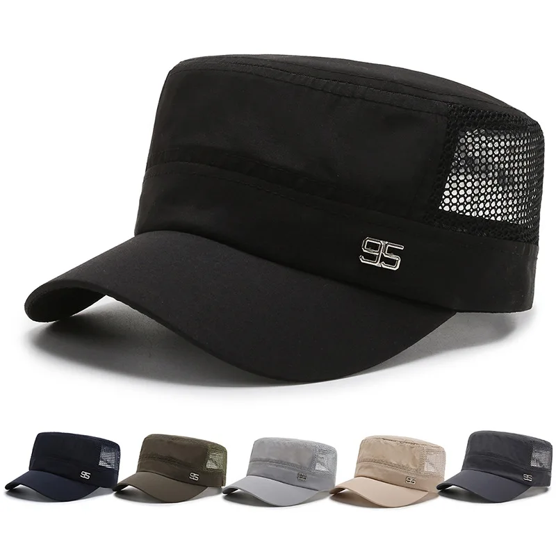Middle-Aged Elderly Spring Summer Men's Sun Hat Baseball Cap Thin Breathable Mesh Sunshade Sunscreen Flat Top Hat
Middle-Aged Elderly Spring Summer Men's Sun Hat Baseball Cap Thin Breathable Mesh Sunshade Sunscreen Flat Top Hat