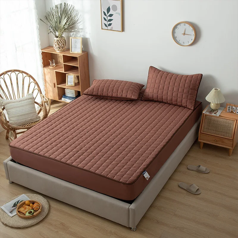 DIMI Fitted Bed Sheet Stain Resistant Bed Sheet Bedclothes Waterproof Breathable Bed Mattress Protective Cover Soft Quilted
DIMI Fitted Bed Sheet Stain Resistant Bed Sheet Bedclothes Waterproof Breathable Bed Mattress Protective Cover Soft Quilted
