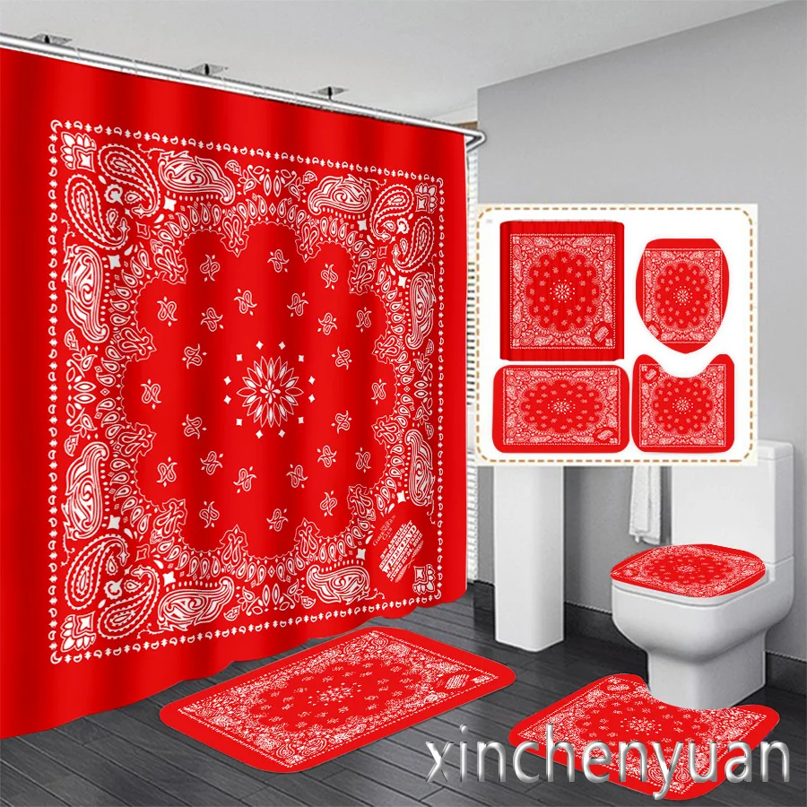 Turban Art 3D Printing Waterproof Bathroom Shower Curtain Toilet Cover Mat Non-Slip Floor Mat Rug (1/3/4Pcs) W03
Turban Art 3D Printing Waterproof Bathroom Shower Curtain Toilet Cover Mat Non-Slip Floor Mat Rug (1/3/4Pcs) W03