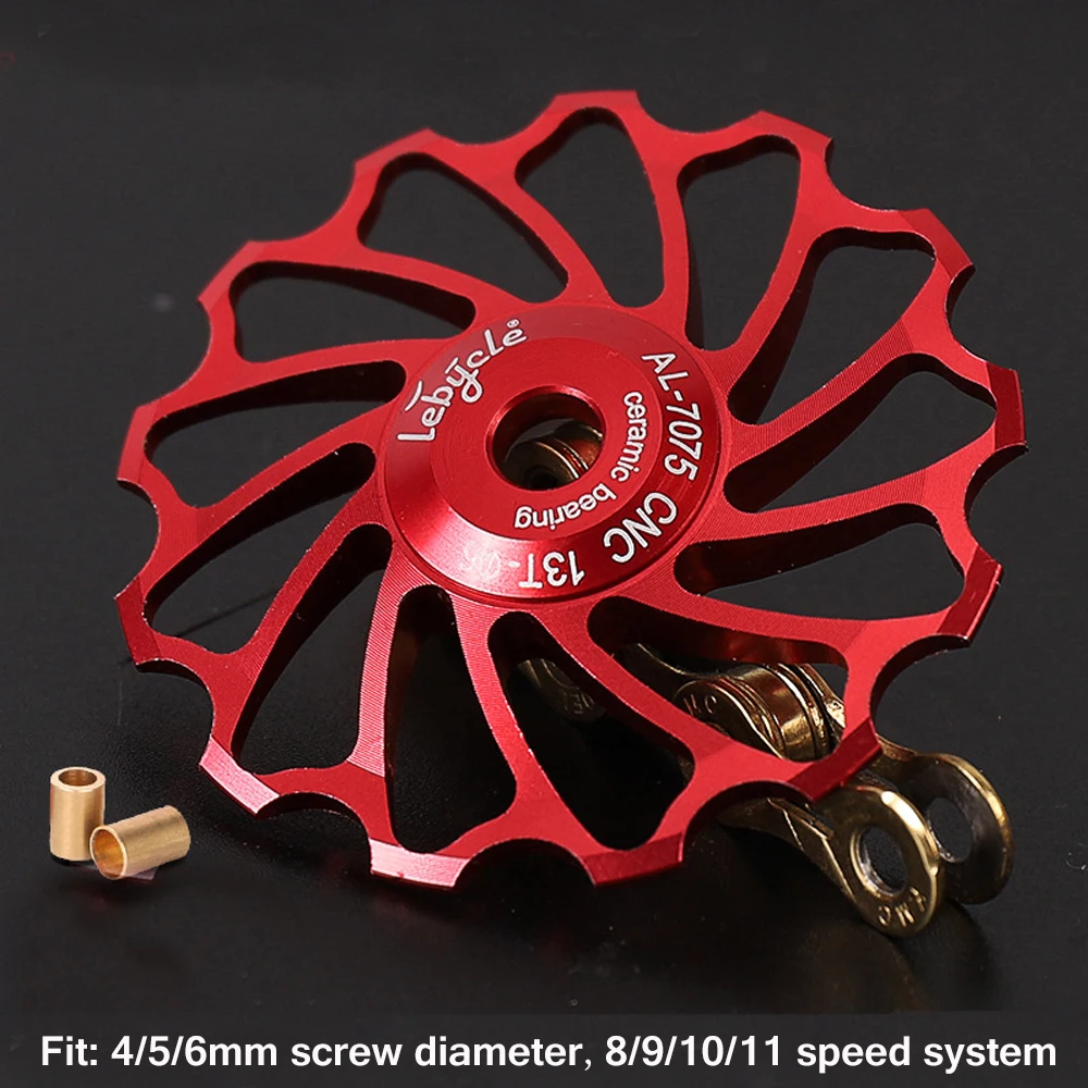 Bike Rear Derailleur Jockey Wheel 11T/13T/15T Ceramic Bearing Bicycle Rear Derailleur Pulley Road Bike Guide Roller Bicycle Part
Bike Rear Derailleur Jockey Wheel 11T/13T/15T Ceramic Bearing Bicycle Rear Derailleur Pulley Road Bike Guide Roller Bicycle Part