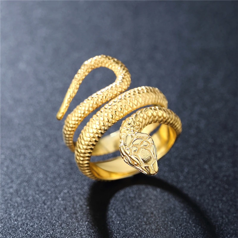 Bijoux 2021 Punk Style Gold Color Twine Snake Finger Rings For Women Gifts Hip Hop Jewelry Gothic Stainless Steel Wedding Bands
Bijoux 2021 Punk Style Gold Color Twine Snake Finger Rings For Women Gifts Hip Hop Jewelry Gothic Stainless Steel Wedding Bands