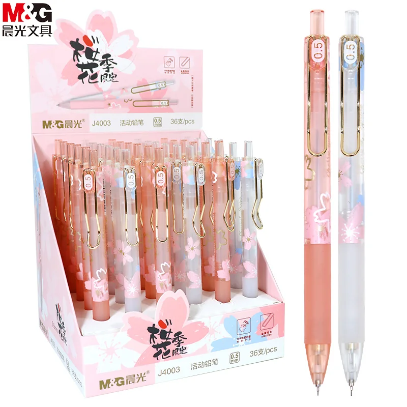 Механический карандаш цветущего вишневого цвета Ограниченная Коллекция 0,5, постоянный сердечник 0,7, автоматическая ручка для милых девушек
Механический карандаш цветущего вишневого цвета Ограниченная Коллекция 0,5, постоянный сердечник 0,7, автоматическая ручка для милых девушек