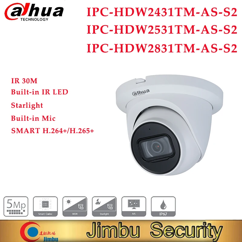 Dahua IP Camera HDW2431TM-AS-S2 HDW2531TM-AS-S2 HDW2831TM-AS-S2 Built-in MIC Starlight poe Camera Indoor Video Surveillance
Dahua IP Camera HDW2431TM-AS-S2 HDW2531TM-AS-S2 HDW2831TM-AS-S2 Built-in MIC Starlight poe Camera Indoor Video Surveillance