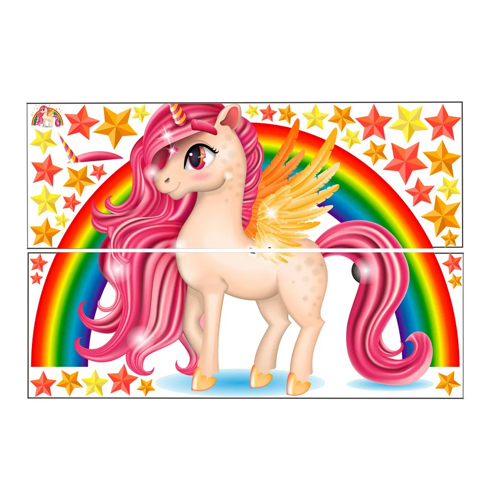 1 Set Colorful Unicorn Rainbow Wall Sticker Art Mural Bedroom Waterproof Wall Decoration Wall Stickers For Kids Rooms
1 Set Colorful Unicorn Rainbow Wall Sticker Art Mural Bedroom Waterproof Wall Decoration Wall Stickers For Kids Rooms
