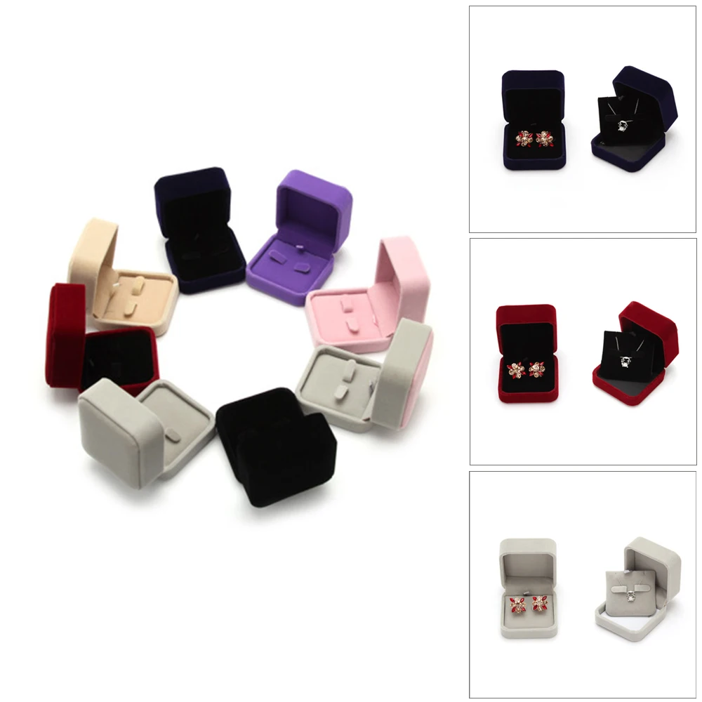 1pc Lovely Velvet Jewelry Box Container Wedding Ring Box For Earrings Display Storage Organizer Square Case Valentine's Day Gift
1pc Lovely Velvet Jewelry Box Container Wedding Ring Box For Earrings Display Storage Organizer Square Case Valentine's Day Gift