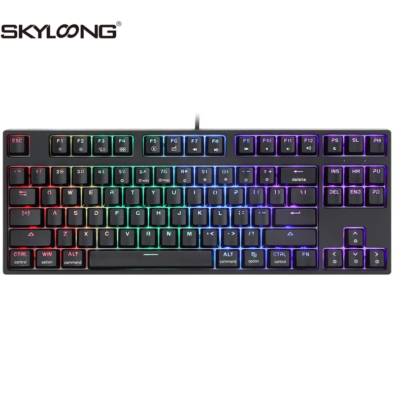 Беспроводная механическая клавиатура Skyloong GK87S, игровая клавиатура с 87 клавишами, клавишами горячей замены ABS, RGB-подсветкой, Bluetooth для MAC/Win
Беспроводная механическая клавиатура Skyloong GK87S, игровая клавиатура с 87 клавишами, клавишами горячей замены ABS, RGB-подсветкой, Bluetooth для MAC/Win