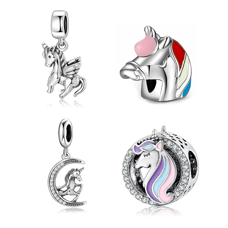 2021 Mythical LUCK Unicorn 925 Sterling Silver Colorful Enamel Beads Fit Original Charms Beads Bracelet Jewelry Making
2021 Mythical LUCK Unicorn 925 Sterling Silver Colorful Enamel Beads Fit Original Charms Beads Bracelet Jewelry Making
