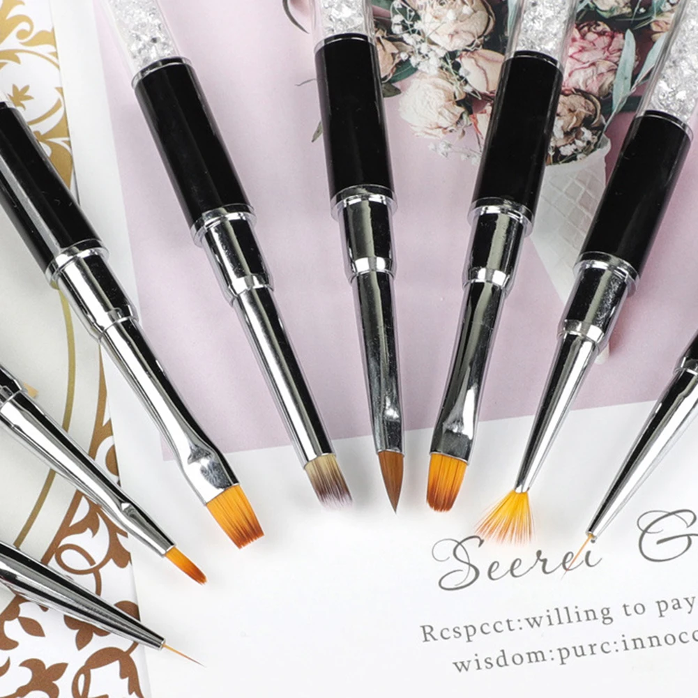8pcs Nail Art Uv Gel Brush Set Pen Uv Gel Nail Art Builder Flat Crystal Painting Drawing Carving Pen Manicure Drawing Set Tool
8pcs Nail Art Uv Gel Brush Set Pen Uv Gel Nail Art Builder Flat Crystal Painting Drawing Carving Pen Manicure Drawing Set Tool
