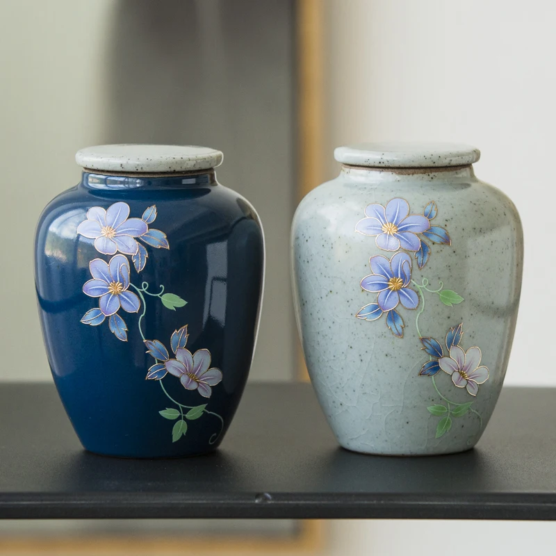 Ceramics Pet Ashes Urn Handpainted Variable Glaze chinaware Cremation Urn Memorial
Ceramics Pet Ashes Urn Handpainted Variable Glaze chinaware Cremation Urn Memorial