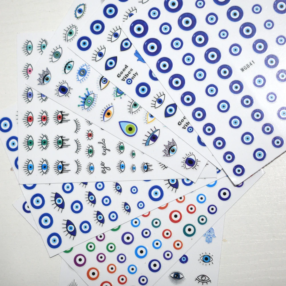 1PCS New High-end Luxury Blue Eye Nail Sticker Art Abstract Color Eye Nail Slider Nail Art Decal Nail Beauty
1PCS New High-end Luxury Blue Eye Nail Sticker Art Abstract Color Eye Nail Slider Nail Art Decal Nail Beauty