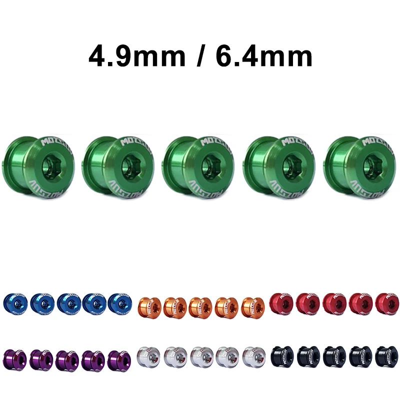 5PCS MTB Bike Chainring Bolts Aluminium Alloy Single Disc MTB Road Bike Bicycle Chainring Bolts Screws 7 Colors
5PCS MTB Bike Chainring Bolts Aluminium Alloy Single Disc MTB Road Bike Bicycle Chainring Bolts Screws 7 Colors